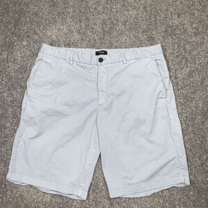 Theory Shorts Mens Size 36 Sky Blue Chino Shorts Business Casual